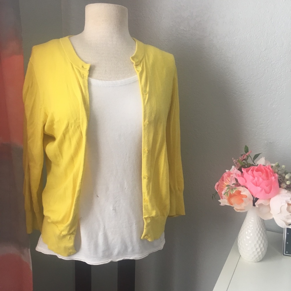 J. Crew 3/4 sleeve cardigan